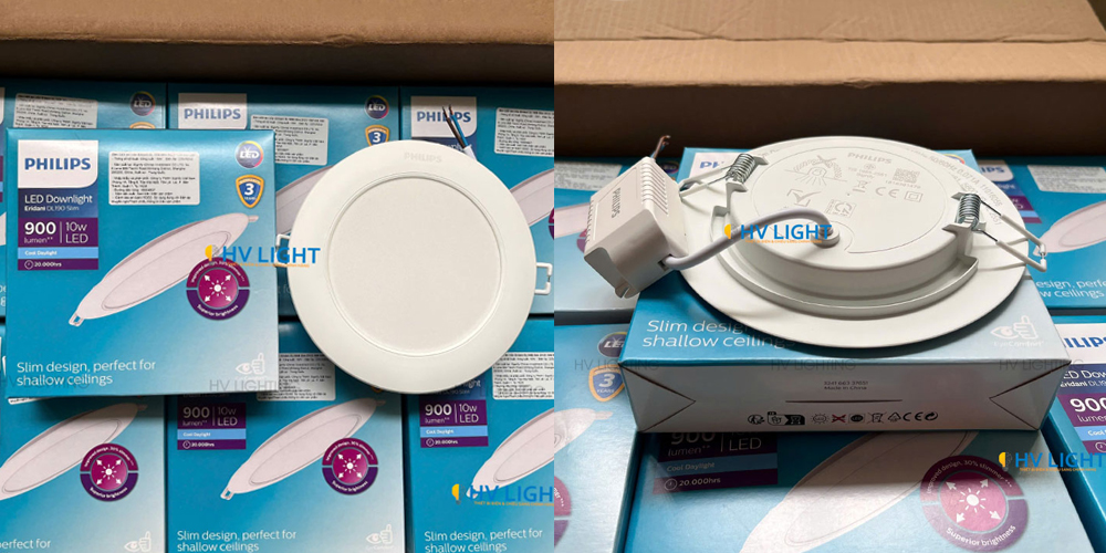 Đèn LED Âm Trần SIÊU MỎNG Philips Eridani DL190B Slim – Giải Pháp Chiếu Sáng Cho Mọi Loại Trần