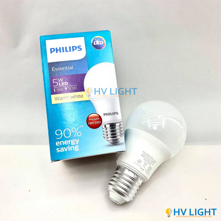 den led bulb Philips ESS 5W E27 A60 (2) Đèn led bulb Philips ESS 5W E27 A60