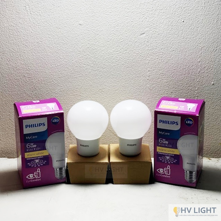 den led bulb Philips MYCARE 6W E27 A60_hvlighting Đèn led bulb Philips MYCARE 6W E27 A60