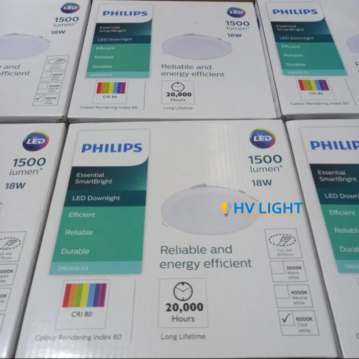 Đèn âm trần 18W Philips DN020B G3 LED15 D175