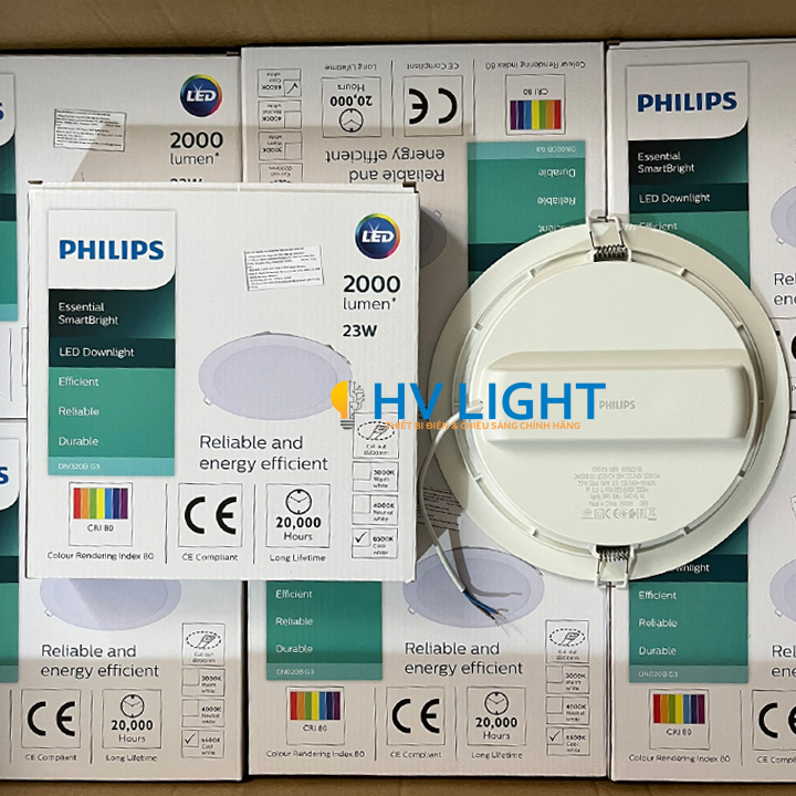 Đèn âm trần 23W Philips DN020B G3 LED20 D200