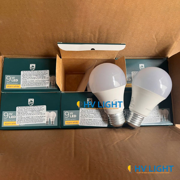 Combo-2-Bóng-đèn-LED-Bulb-Philips-ESS-9w-vang Combo 2 Bóng đèn LED Bulb Philips ESS 9W E27 A60