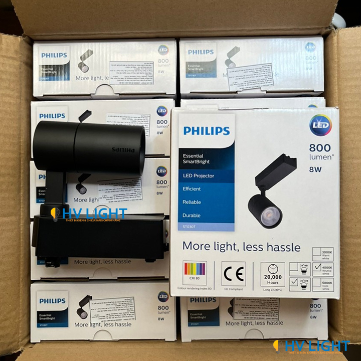 Đèn rọi thanh ray 8W Philips ST030T