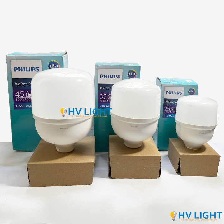 Đèn LED Bulb Philips TForce Essential sieu sang Đèn LED Bulb Philips TForce Essential 45W E27 865 siêu sáng