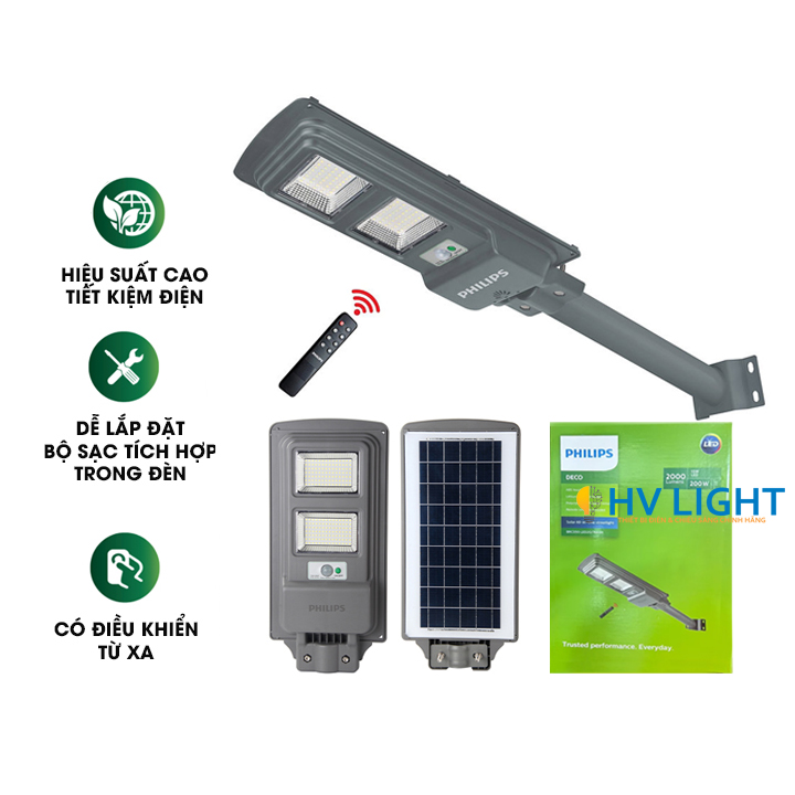 Đèn đường năng lượng mặt trời Philips BRC050 LED20