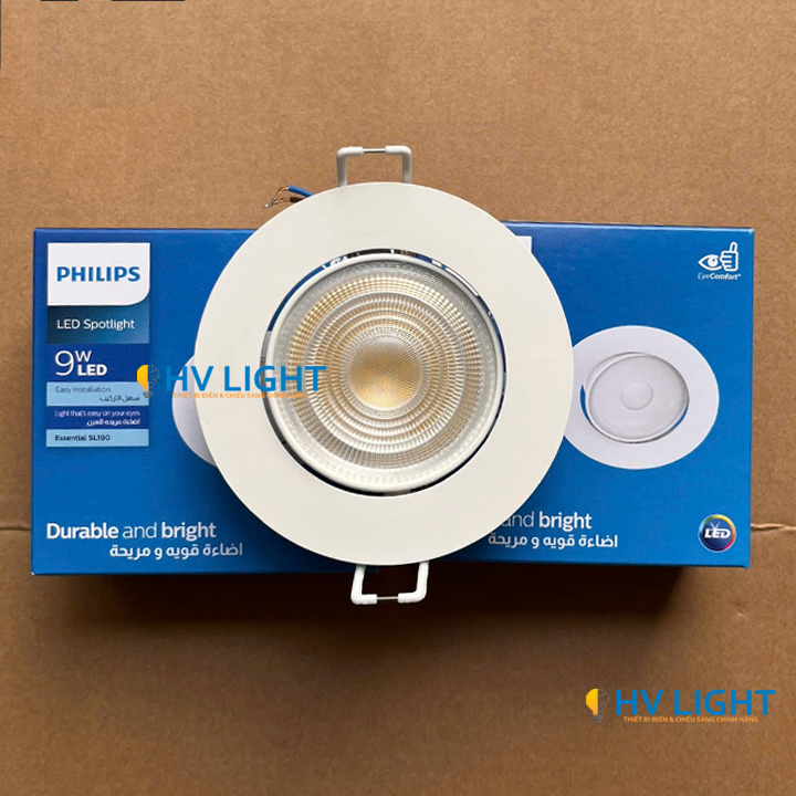Đèn LED chiếu điểm 9W Philips SL190 D90