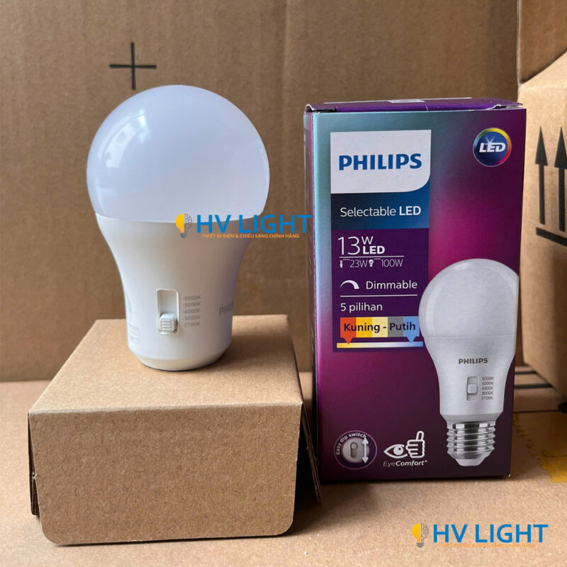 Bóng LED Bulb Philips 13W A60 DS FR DIM