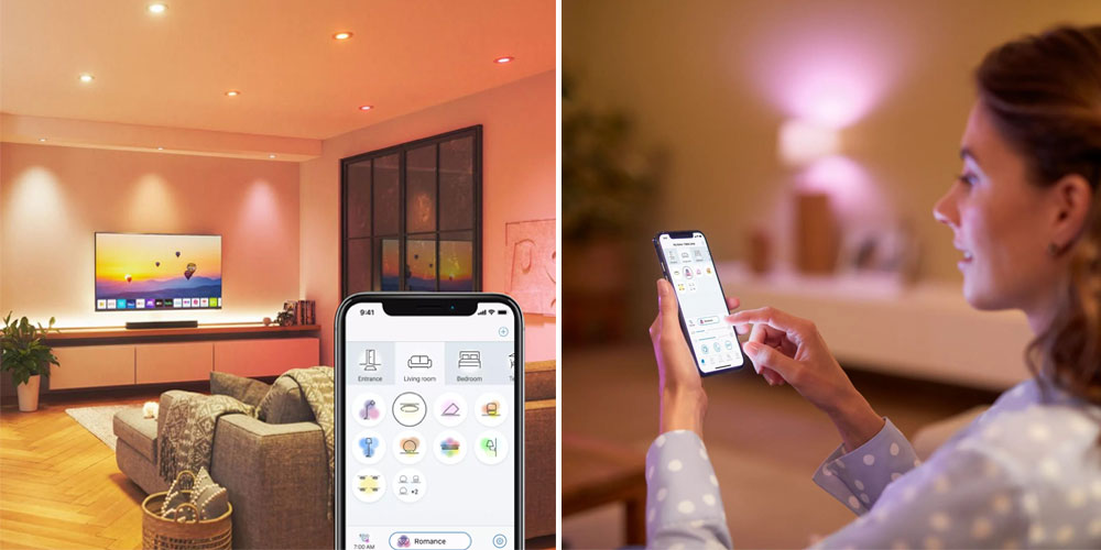 Đèn Downlight Philips 6.5W Wiz Color 16 triệu màu Wifi & Matter