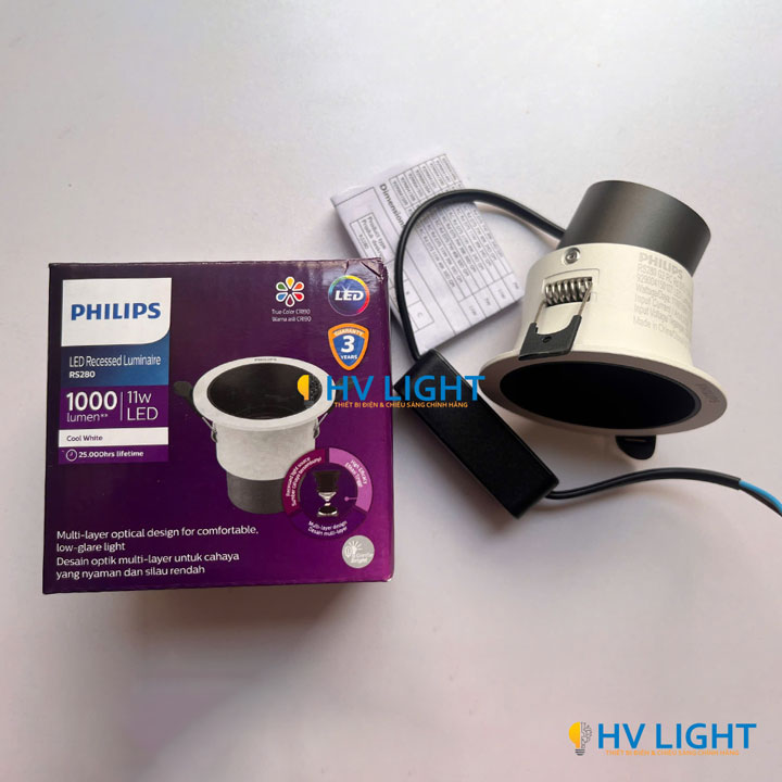 den LED am tran chieu diem 11W D75 Philips RS280 G2 (1)